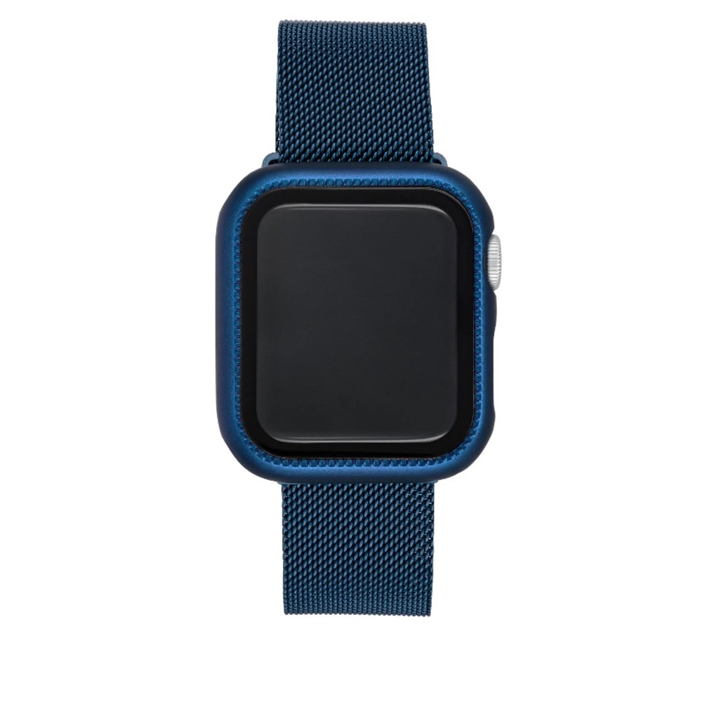 Blue Apple Medal Smart Watch Band
